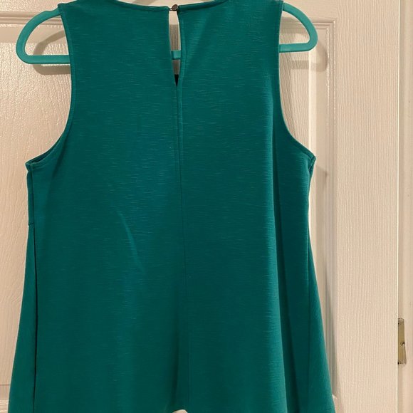 EUC Anthropologie Deletta Sleeveless Green Top M - Picture 5 of 5